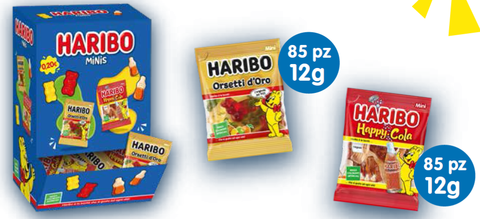 Haribo Minis — mini bustine di gommose assortite